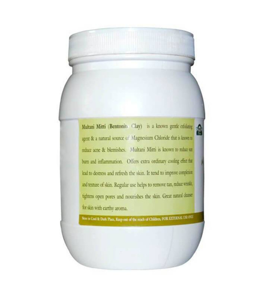 Glinka Multani Mitti (Ziemia Fulerska), w 100% naturalna, wydajna, świetna jakość, 1kg, Indus Valley