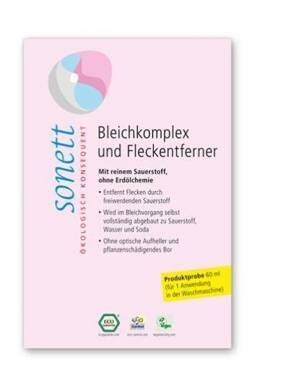 Ekologiczny wybielacz, odplamiacz, 60 ml, Sonett