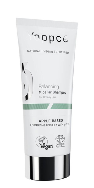 Yappco, Micelarny, regulujący sebum szampon do włosów przetłuszczających się, 200ml