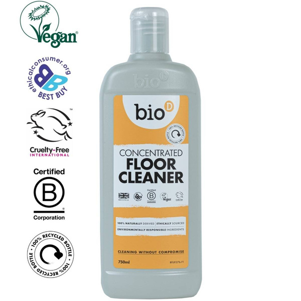 Skoncentrowany ekologiczny płyn do mycia podłóg, 750 ml, Bio-D