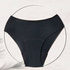 Majtki menstruacyjne ClariUnderwear, bawełna organiczna, czarne, LIGHT FLOW, rozmiar S, Claripharm