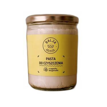 Pasta do czyszczenia, Bergamotka, ekologiczna, 450g, Balja