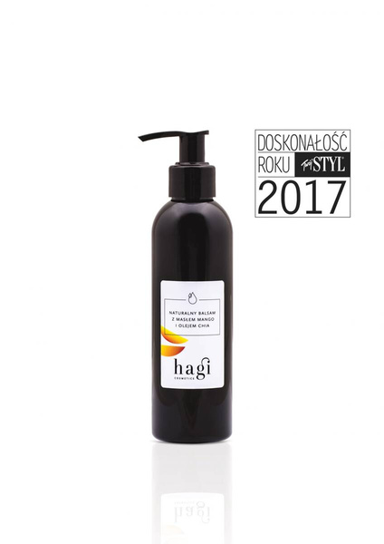 Hagi, Naturalny balsam do ciała z masłem mango i olejem chia, 200ml