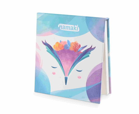 Zestaw 7 delikatnych, perłowych cieni do powiek, SOWA, Cosmos Organic, Namaki