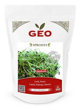 Por - nasiona na kiełki GEO, certyfikowane, DUŻE OPAKOWANIE, 200g, Bavicchi (VPR0208)