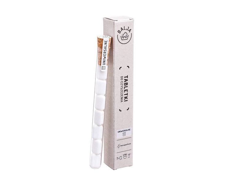 Uniwersalne tabletki do czyszczenia, bezzapachowe, 7szt., 20g, Balja