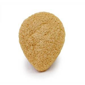 Gąbka Konjac do twarzy, Kropla Wody, Less,  aż 8,5 x 7 cm, średnicy, Bebevisa