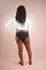Majtki menstruacyjne ClariUnderwear, bawełna organiczna, czarne, LIGHT FLOW, rozmiar S, Claripharm