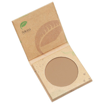 Bronzer Naturalny Puder, Chłodny ziemisty brąz, Numer 555, 7,5g, Felicea