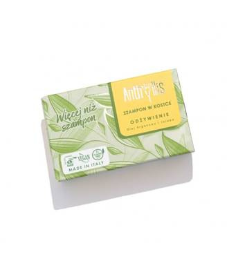 Szampon w kostce, odżywczy, z olejem jojoba i olejem arganowym, AIAB, 80 g, Anthyllis