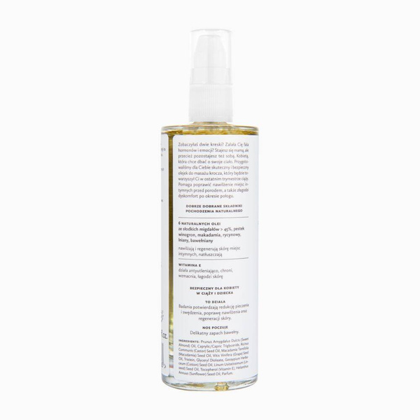Hagi, MAMA, Naturalny olejek do masażu krocza, 100 ml
