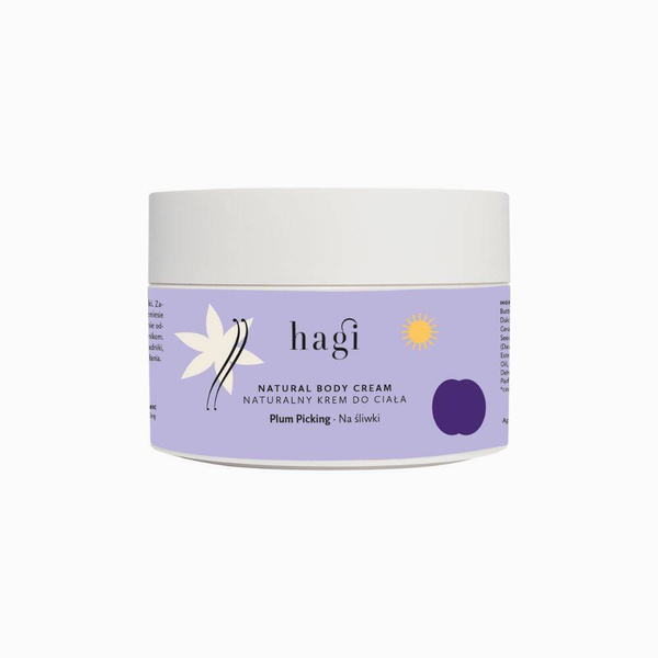 Hagi, Na Śliwki, Ujędrniający krem do ciała, 200 ml