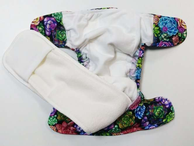 Pupus, Pieluszka AIO (all in one) Mini OS 5-11kg - Sukulenty