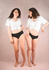 Majtki menstruacyjne ClariUnderwear, bawełna organiczna, czarne, LIGHT FLOW, rozmiar XS, Claripharm