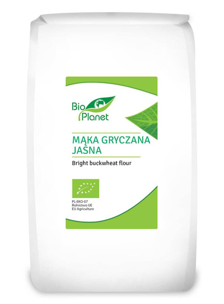 Mąka gryczana jasna, Bio, 1 kg, Bio Planet