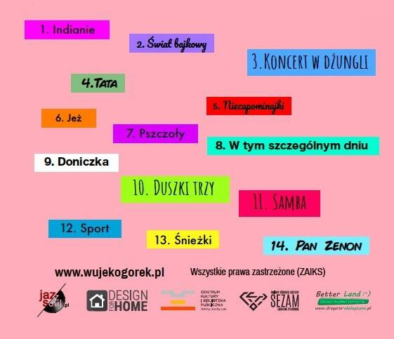 Przemo Urbaniak, Kolory Wujka Ogórka, Płyta CD z piosenkami dla dzieci