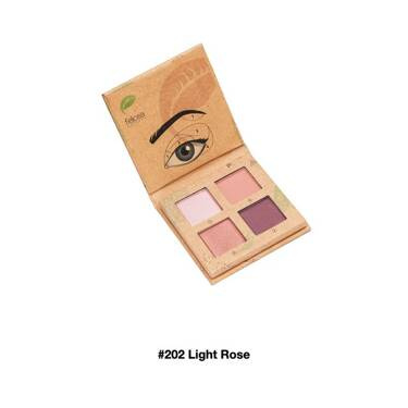 Paletka czterech naturalnych cieni do powiek, Light Rose, 3,2 g, Felicea