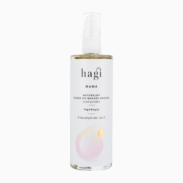 Hagi, MAMA, Naturalny olejek do masażu krocza, 100 ml