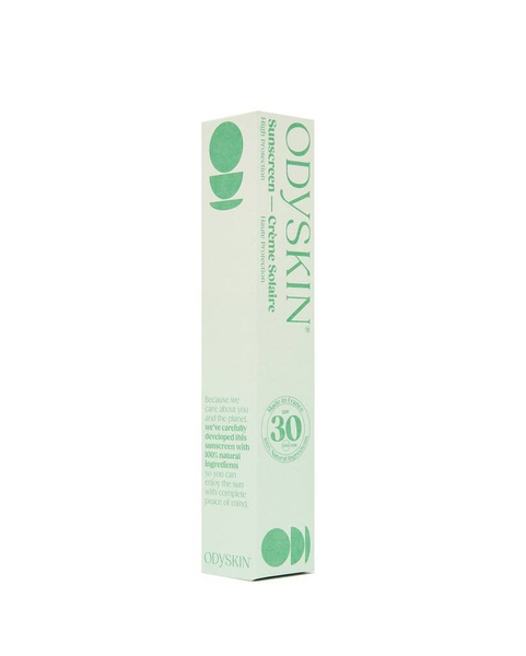 Krem przeciwsłoneczny, SPF30, 100% naturalne składniki, COSMOS ORGANIC, wegański, 75 ml, ODYSKIN