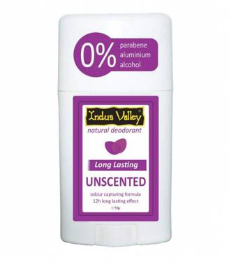 Dezodorant w sztyfcie BEZZAPACHOWY, z naturalnymi składnikami, do 12h świeżości, 50 g, Indus Valley