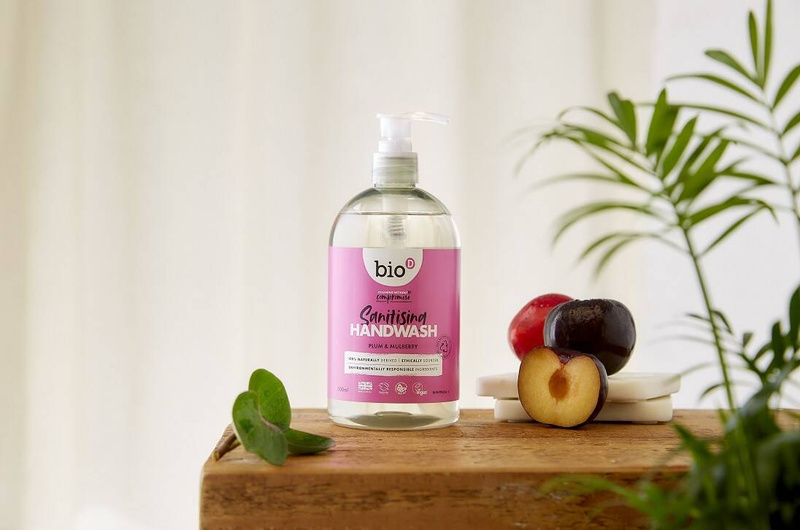 Żel do mycia rąk, z pompką, oczyszczający, ŚLIWKA i MORWA, 500 ml, Bio-D