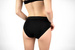 Majtki Menstruacyjne SPORT, chłonność NIGHT, XXL - 108 - 112 cm, BLACK, Soft Moon