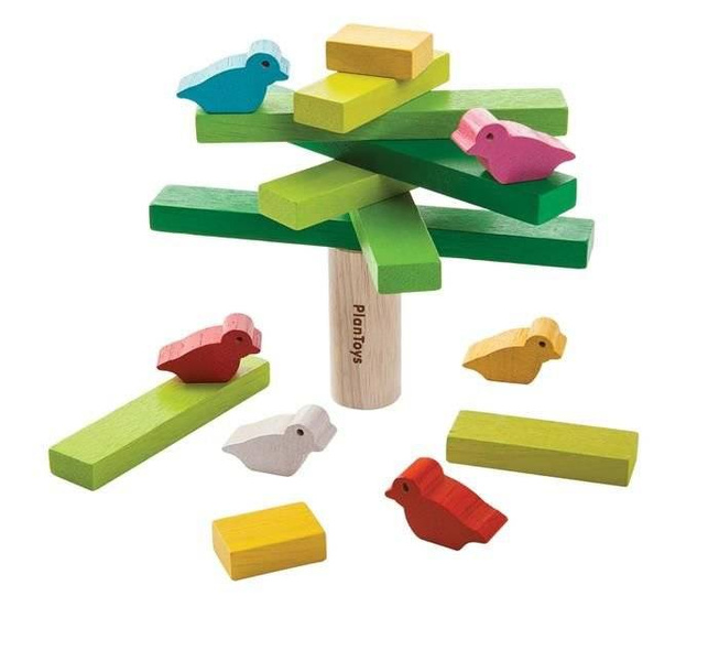 Balansujące drzewko, układanka drewniana, Plan Toys 5140