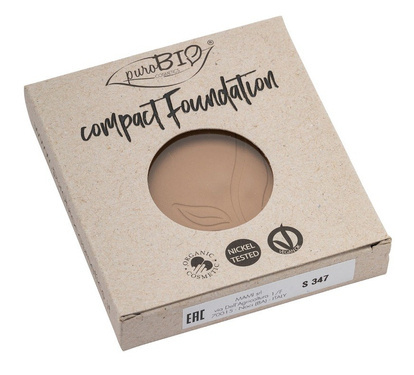 Puder Compact Foundation 03, podkład w pudrze, WKŁAD WYMIENNY, 9g, PuroBIO