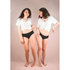 Majtki menstruacyjne ClariUnderwear, bawełna organiczna, czarne, HEAVY FLOW, rozmiar S, Claripharm