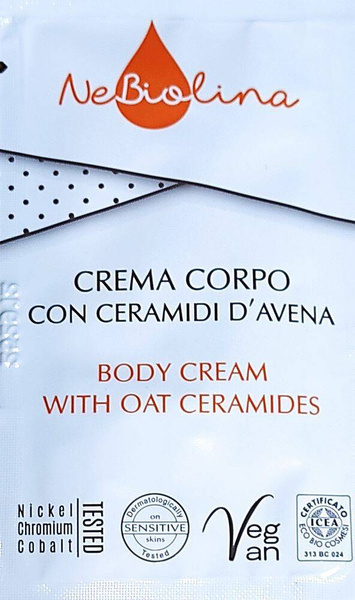 PRÓBKA: Krem do ciała z ceramidami owsa, 5ml, NeBiolina