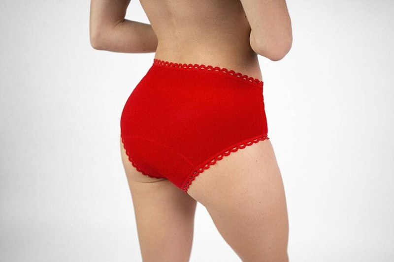 Majtki Menstruacyjne PRINCESS, chłonność MAXI, L - 98 - 103 cm, RED, Soft Moon