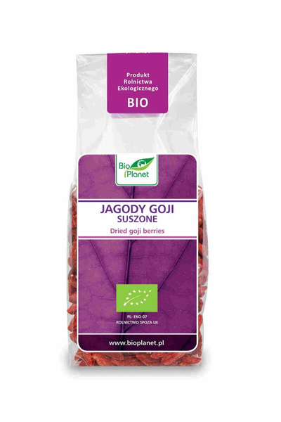 JAGODY GOJI SUSZONE BIO, 100 g,  BIO PLANET