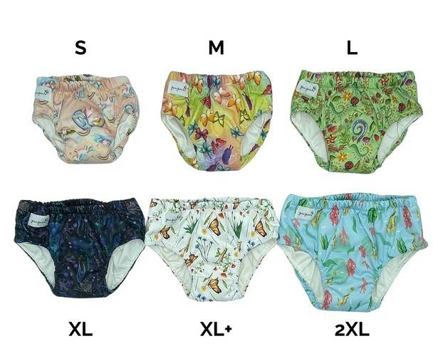 Pupus, Majtki Treningowe Bawełna i Bambus Dzikie Koty M 10-13kg