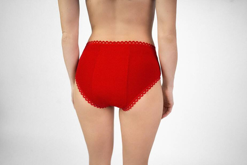 Majtki Menstruacyjne PRINCESS, chłonność NIGHT, XXL - 108 - 112 cm, RED, Soft Moon