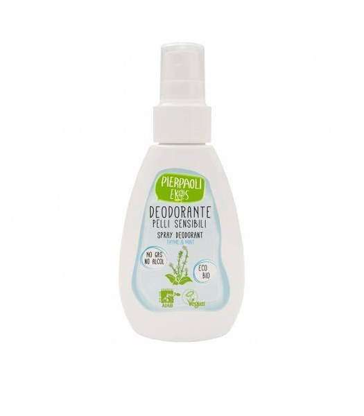 Dezodorant w sprayu z miętą i tymiankiem, naturalny, certyfikowany AIAB, 100 ml, Pierpaoli Ekos Personal Care