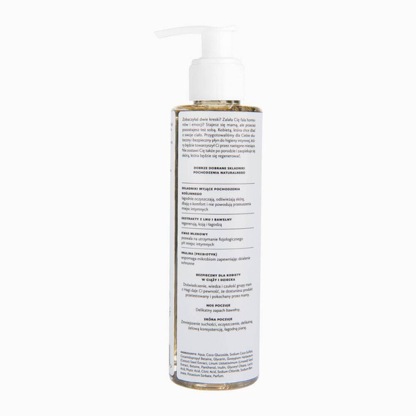 Hagi, MAMA, Naturalny płyn do higieny intymnej, nawilżająco-kojący, 200 ml