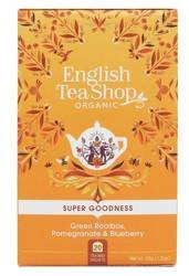 English Tea Shop, Herbata Green Rooibos, Pomegranate and Blueberry, 20 saszetek