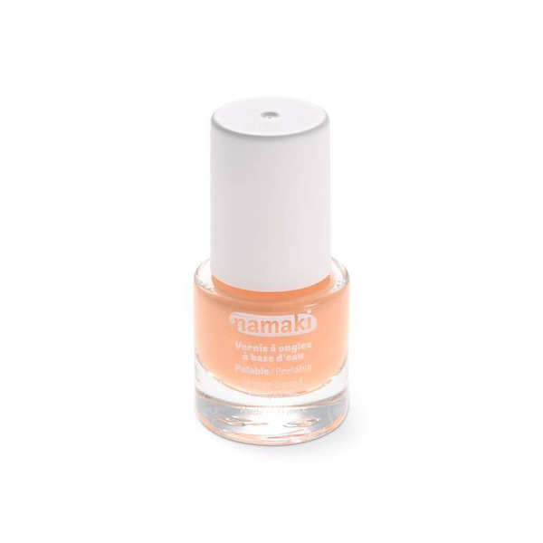 Zestaw 3 lakierów do paznokci na bazie wody, Cukierkowy róż, Brzoskwiniowy, Zielona woda, łatwe do usunięcia, 3x7,5ml, Namaki