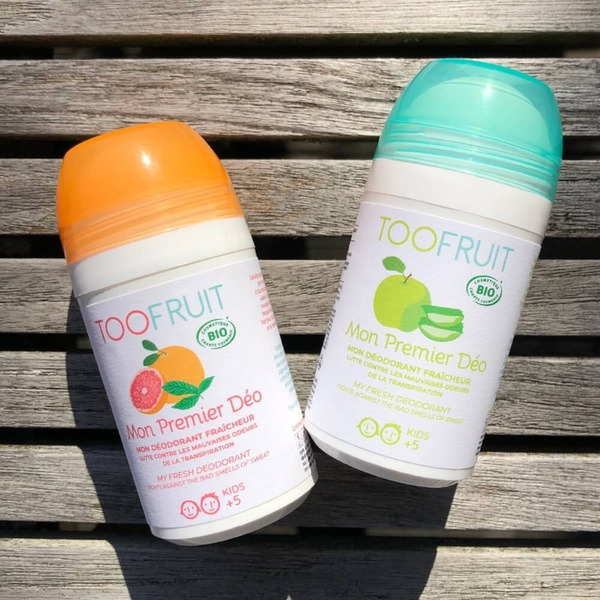 Dezodorant w kulce dla dzieci, GREJPFRUT I MIĘTA, od 5 roku życia, 50ml, Toofruit