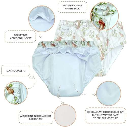 Pupus, Majtki treningowe Elfy szybkoschnące, L 13-16kg