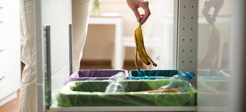 Worki na odpady organiczne i zmieszane, 8L, 25 szt., biodegradowalne i kompostowalne, banderola, BioBag