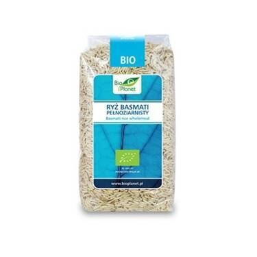RYŻ BASMATI PEŁNOZIARNISTY BIO, 500 g, BIO PLANET
