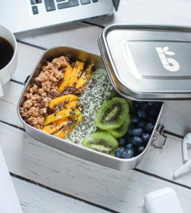 Lunchbox ze stali nierdzewnej, bez BPA, pojemność 800 ml, Bambaw