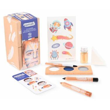 Międzygalaktyczne Pudełko, zestaw do makijażu dla dzieci, Namaki