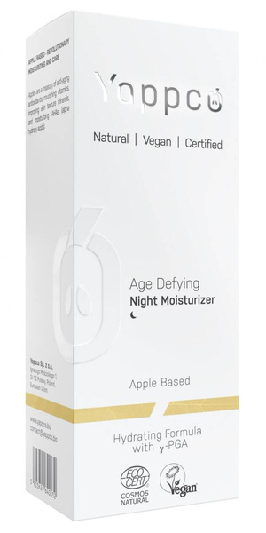 Yappco, Zwalczający oznaki starzenia, nawilżający krem do twarzy na noc, 50ml
