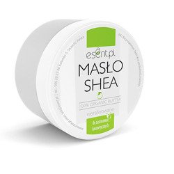 Esente, Masło Shea Organic, Nierafinowane, 200ml