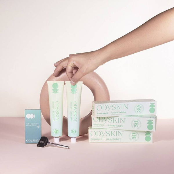 Krem przeciwsłoneczny, SPF50, 99,1% naturalne składniki, COSMOS ORGANIC, wegański, 75 ml, ODYSKIN