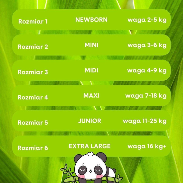 Ekologiczne jednorazowe pieluszki bambusowe, z organicznej bawełny, rozmiar 4, MAXI, 7-18 kg, 30 szt., Bebem Natural