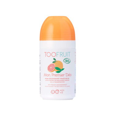 Dezodorant w kulce dla dzieci, GREJPFRUT I MIĘTA, od 5 roku życia, 50ml, Toofruit