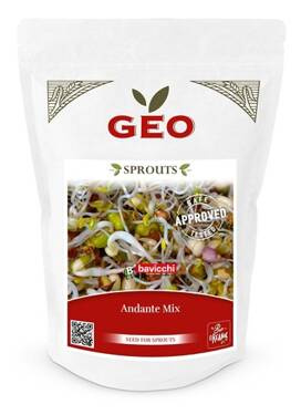 Andante - mix nasion na kiełki GEO, certyfikowane, 400g, Bavicchi (ZMI0408)